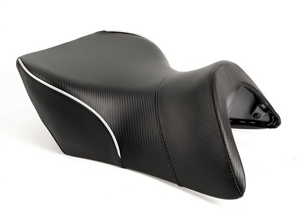 World Sport on the R 1200 RT - Standard Version Front Only (Shown with CarbonFX and metallic silver welt.)